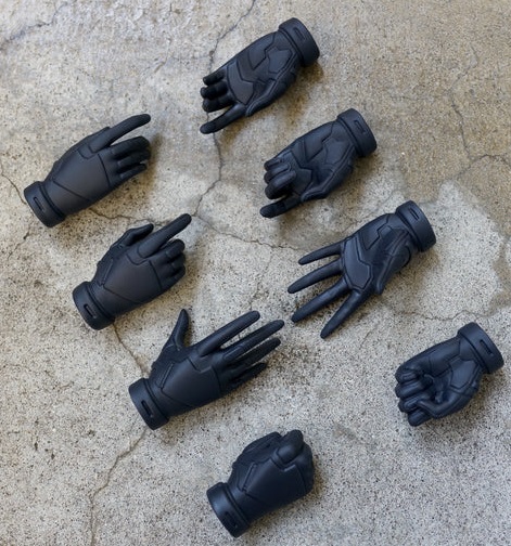 Combat Gloves (Black Navy)